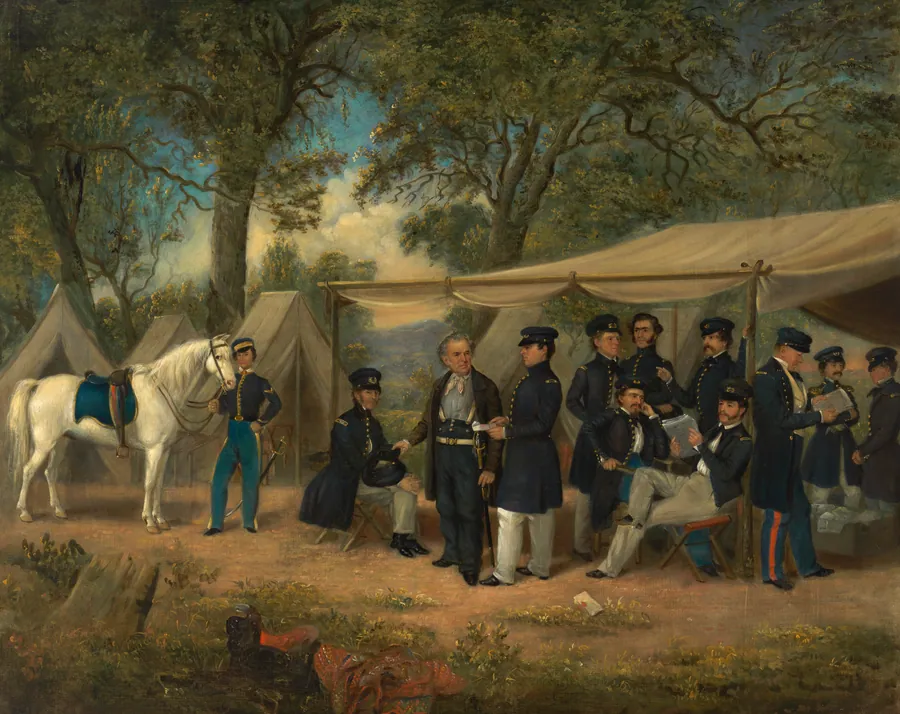 Zachary Taylor at Walnut Springs by William Garl Browne Jr., 10 Oct 1822 - 28 Jul 1894