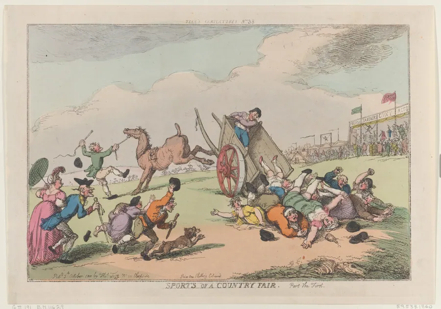 Sports of a Country Fair, Part the First by Thomas Rowlandson
