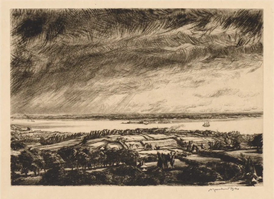 The Solent by Muirhead Bone