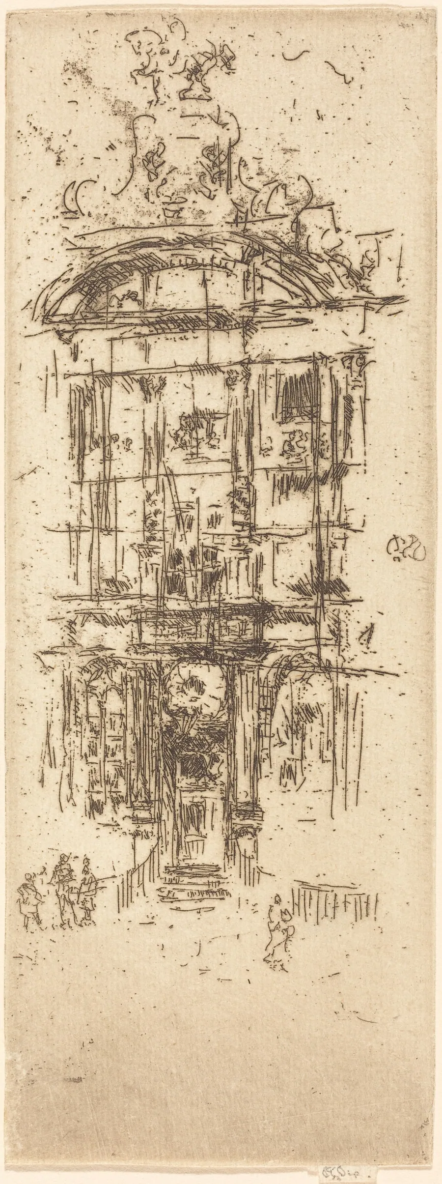 Gold-House, Brussels by James McNeill Whistler