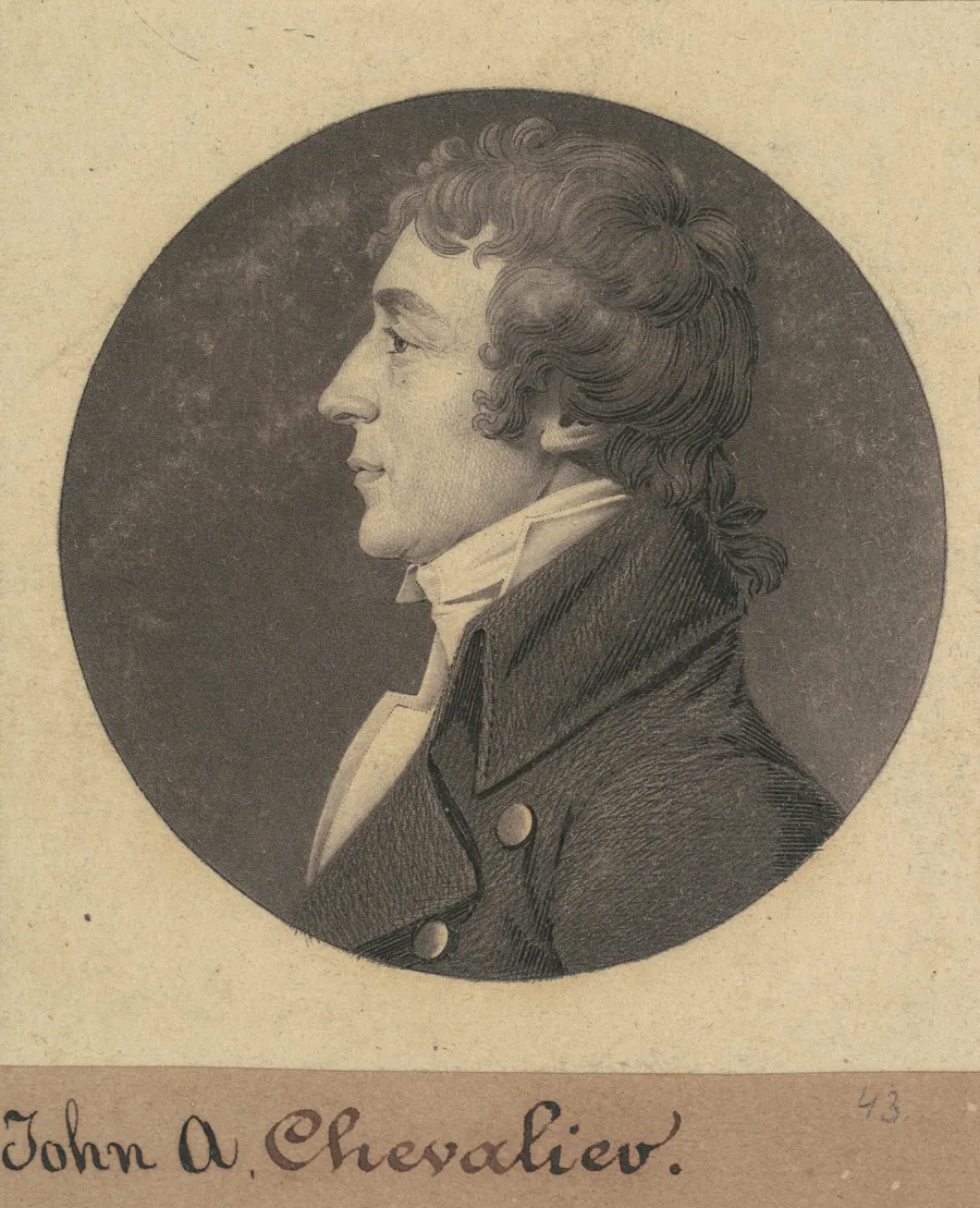 Jean Auguste Marie de Chevallié by Charles B. J. Févret de Saint-Mémin