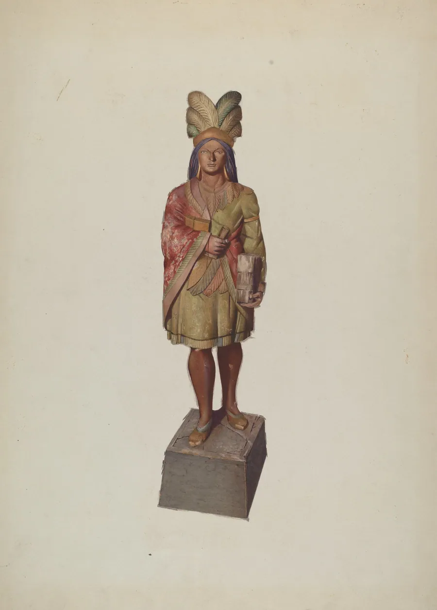 Cigar Store Indian by Joseph Goldberg