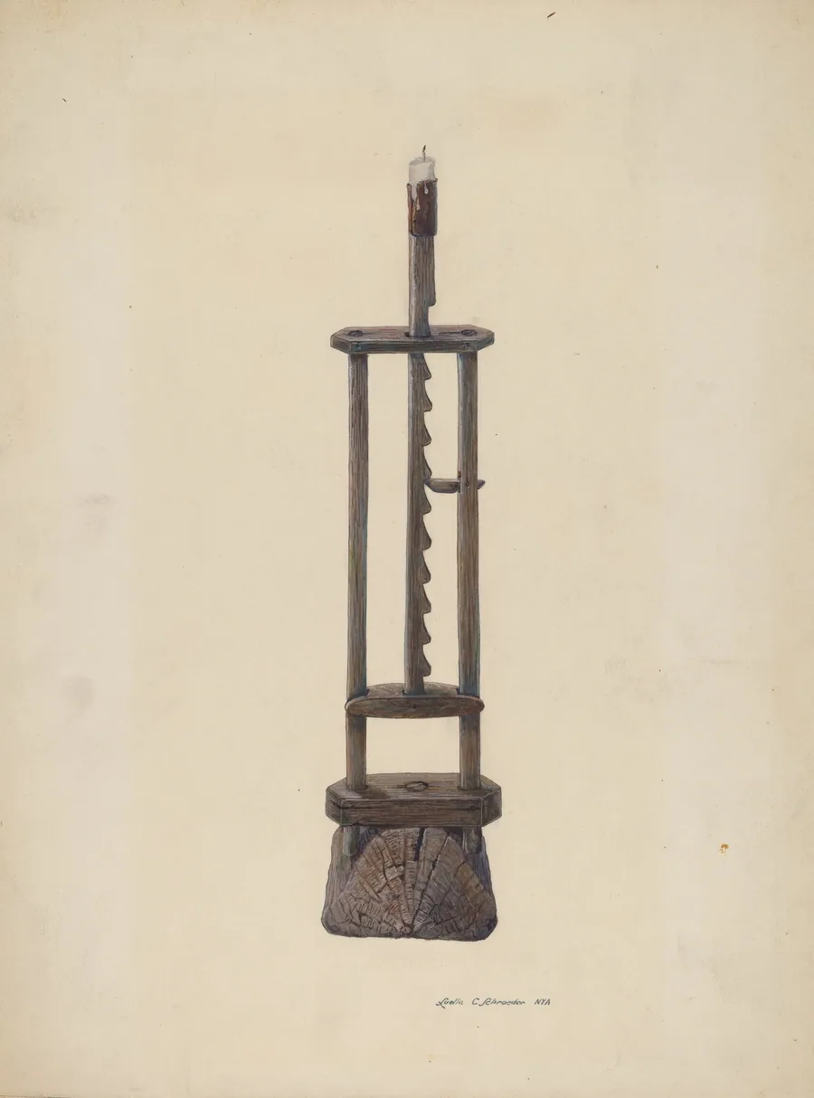 Candle Stand by Luella Schroeder