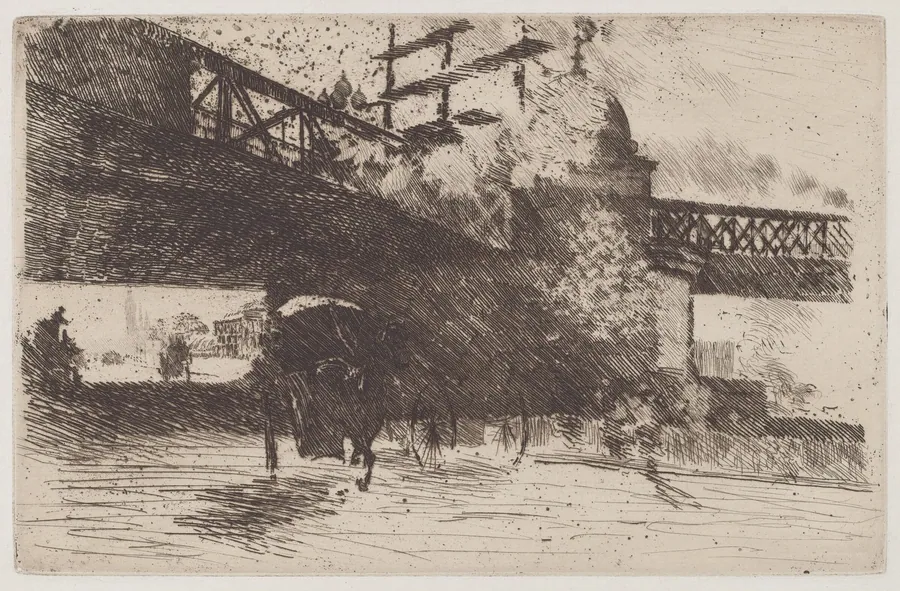 View Taken in London (Vue prise á Londres) by Giuseppe De Nittis