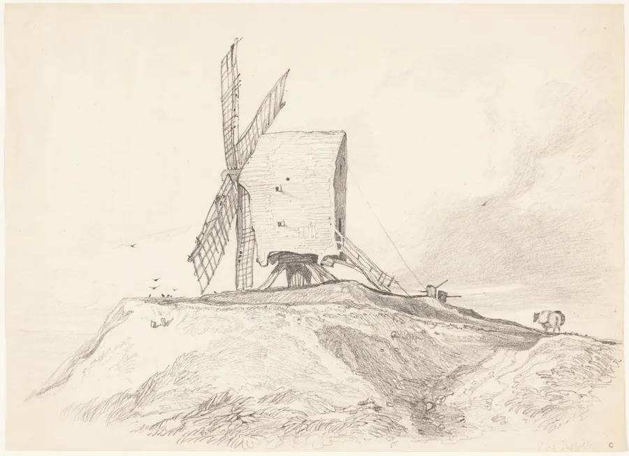 Eye Mill in Suffolk by John Sell Cotman