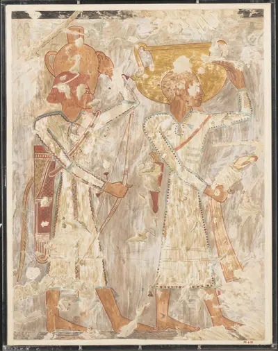Syrians Bringing Vessels and Weapons, Tomb of Rekhmire