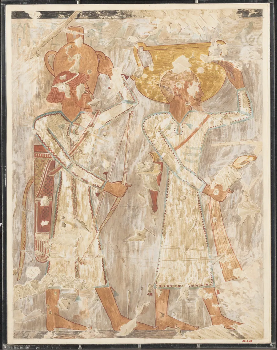Syrians Bringing Vessels and Weapons, Tomb of Rekhmire by Nina de Garis Davies