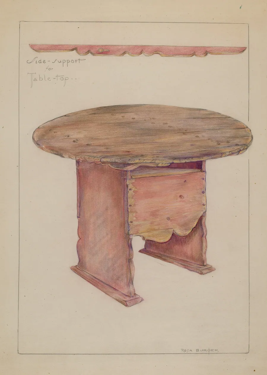 Table Hutch Bench or Chair Combination by Rosa Burger