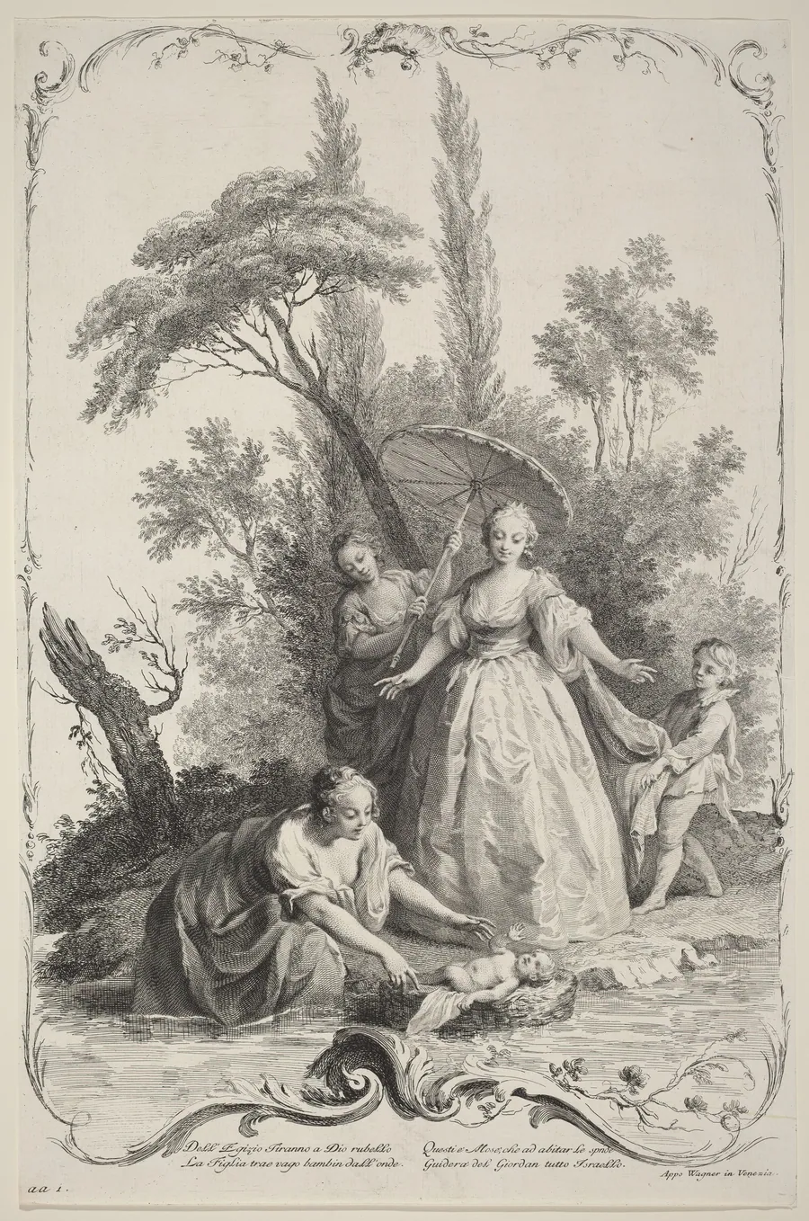 The Finding of Moses by Joseph Wagner
