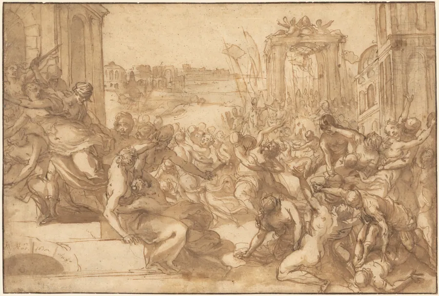 Rape of the Sabines by Hans Rottenhammer I