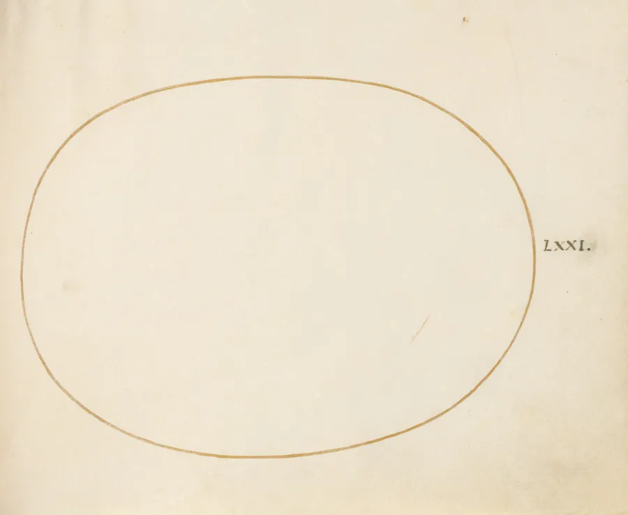Plate 71: Empty Oval by Joris Hoefnagel