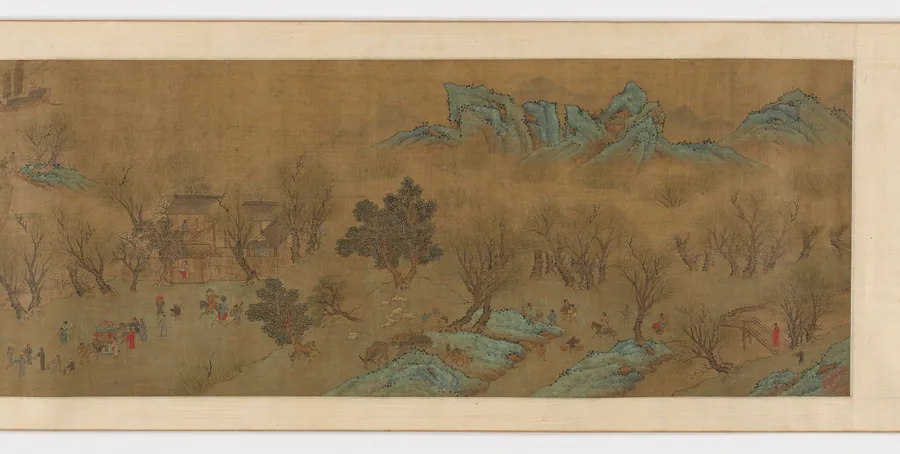 Spring festival on the river by Formerly attributed to Zhang Zeduan (late 11th-early 12th century)