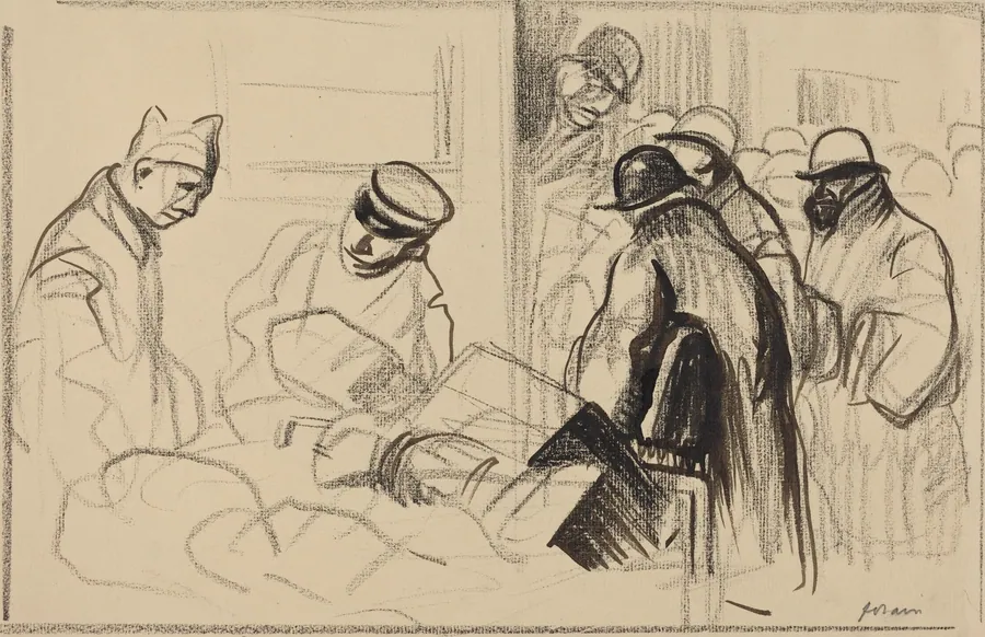 Le train de Berne (The Train for Berne) by Jean-Louis Forain