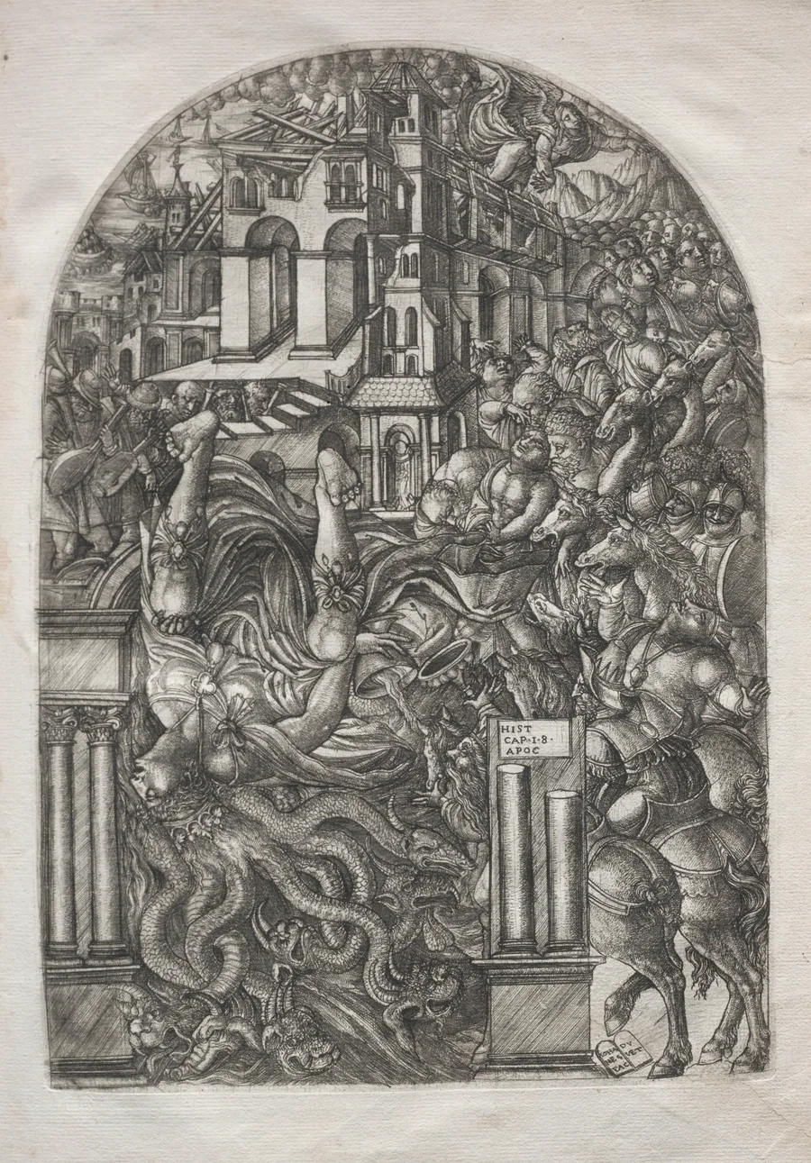 The Apocalypse:  The Fall of Babylon by Jean Duvet