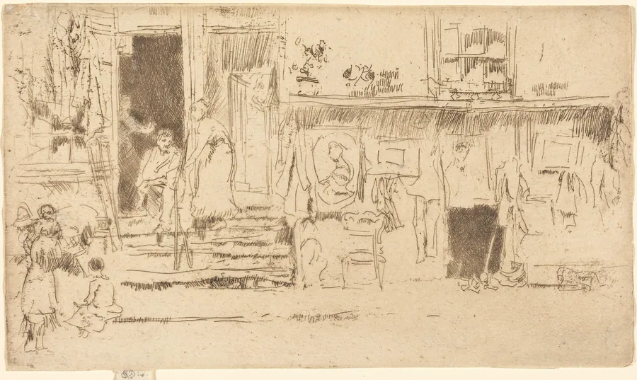 Old-Clothes Shop, No.II by James McNeill Whistler