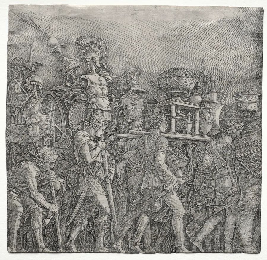 The Triumphs of Caesar: The Corselet Bearers by Andrea Mantegna