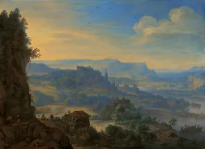 Imaginary River Landscape