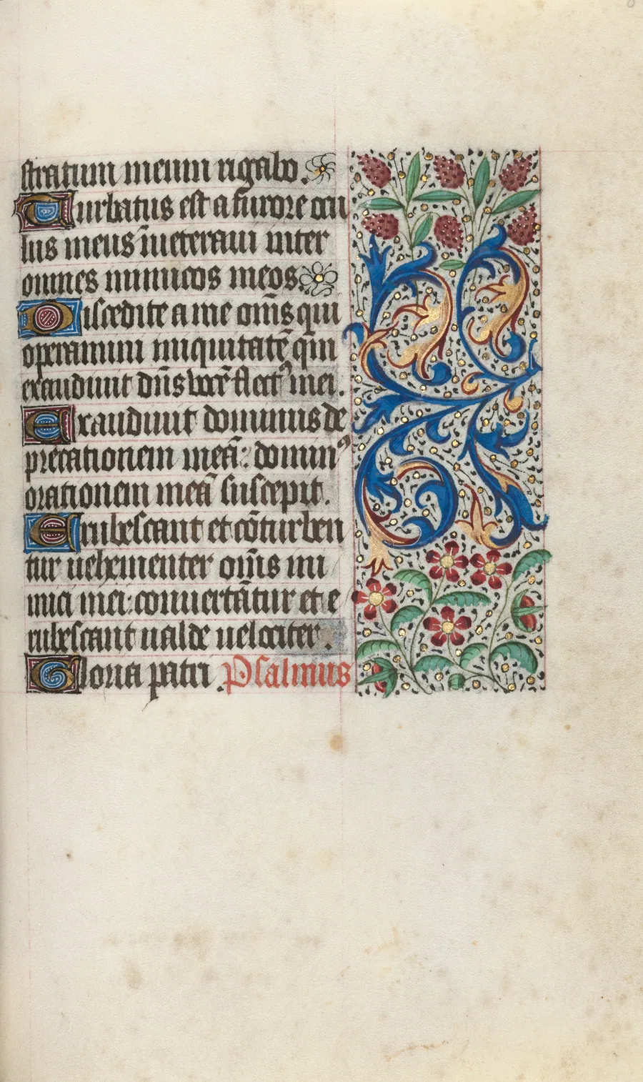Book of Hours (Use of Rouen): fol. 81r by Master of the Geneva Latini