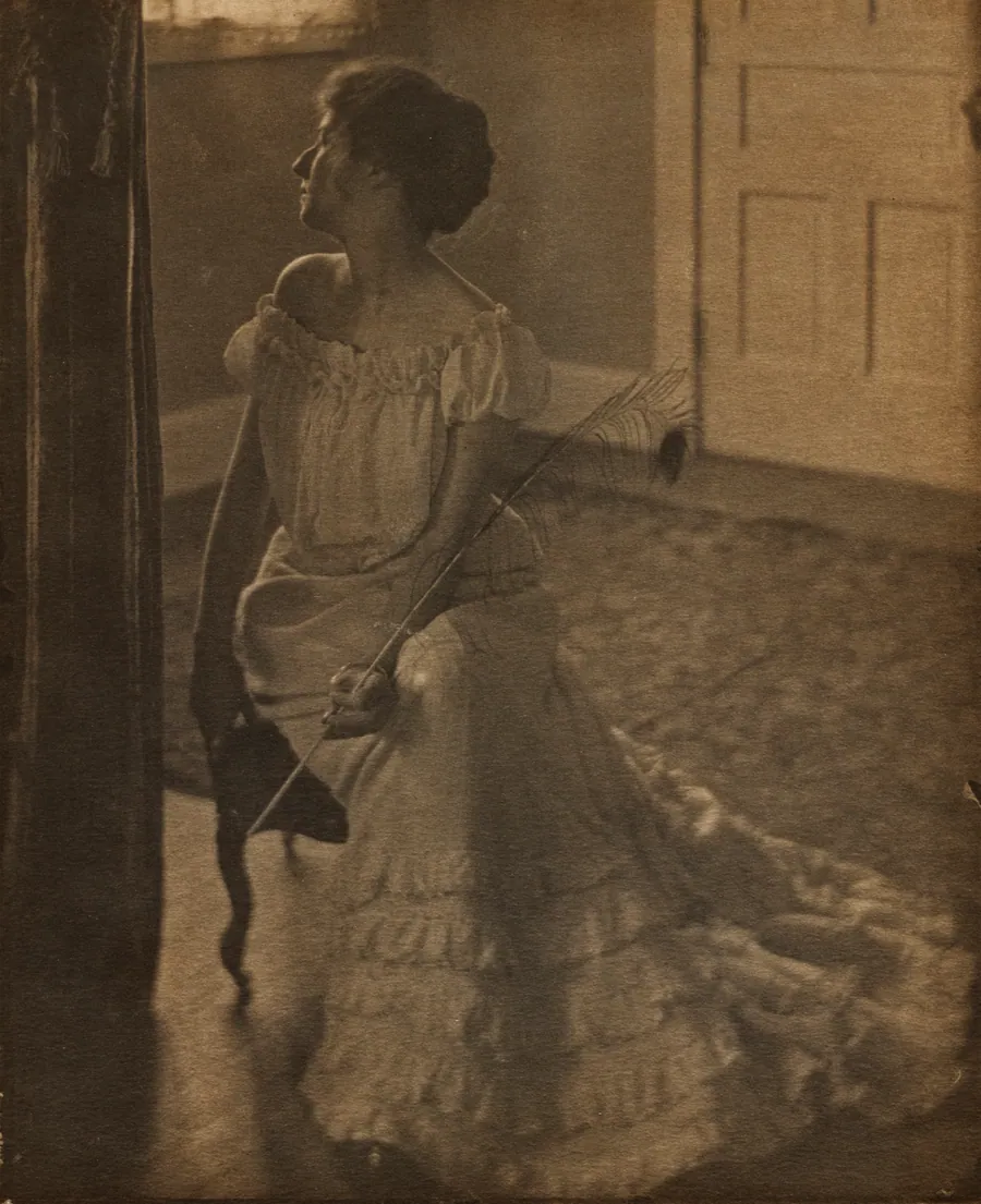 The Peacock Feather by Clarence H. White