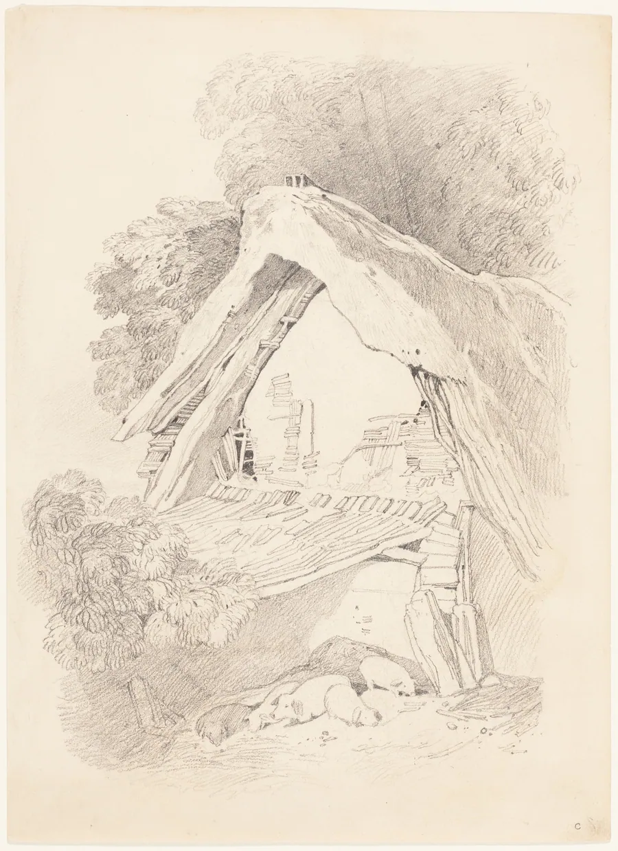 Cottage at Diss by British 19th Century