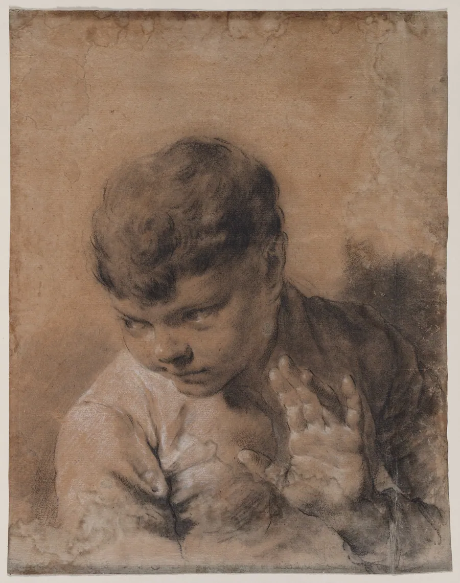 A Portrait of the Artist's Son Giacomo by Giovanni Battista Piazzetta