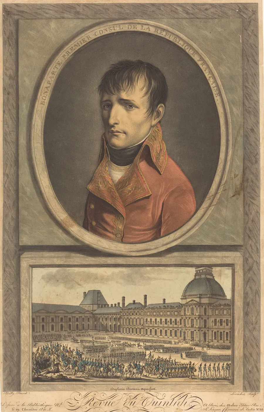 Bonaparte Premier Consul de la Republique Française by Charles Francois Gabriel Levachez