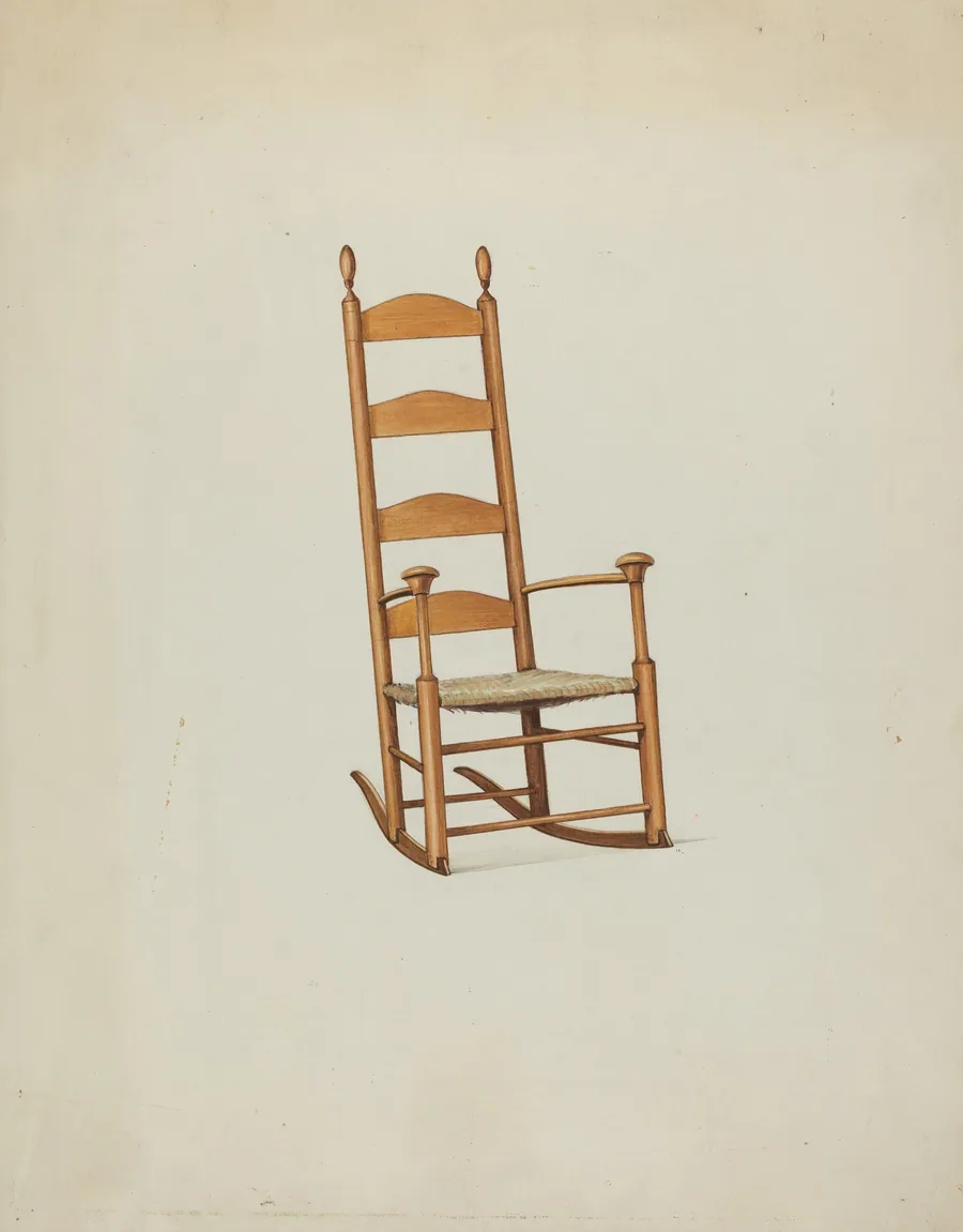 Shaker Mushroom Rocker by Ray Holden