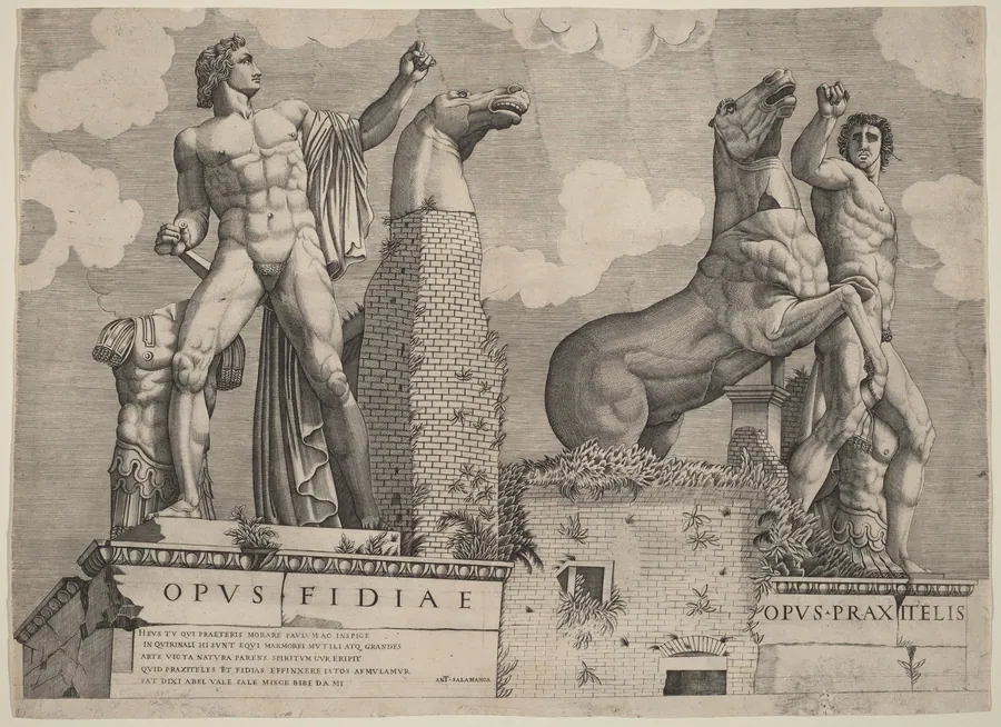 Opus Filiae... Opus Praxitelis by Italian 16th Century