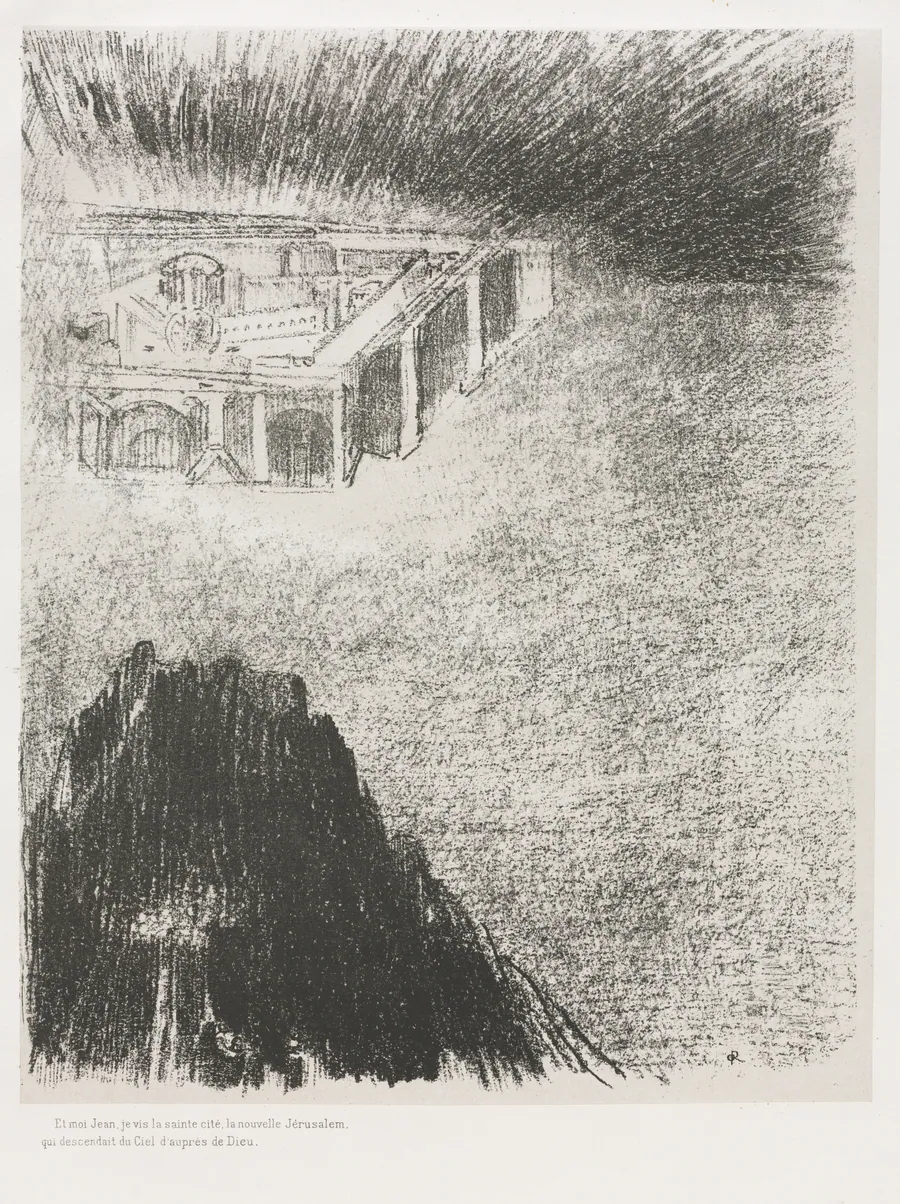 And I, John, Saw the Holy City, New Jerusalem, Coming Down from God and out of Heaven by Odilon Redon
