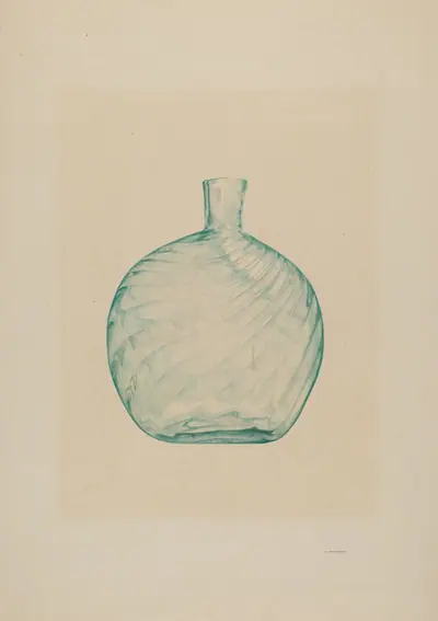 Glass Pocket Flask