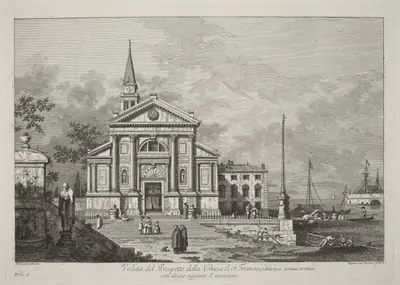 Veduta del Prospetto della Chiesa del S. Francesco