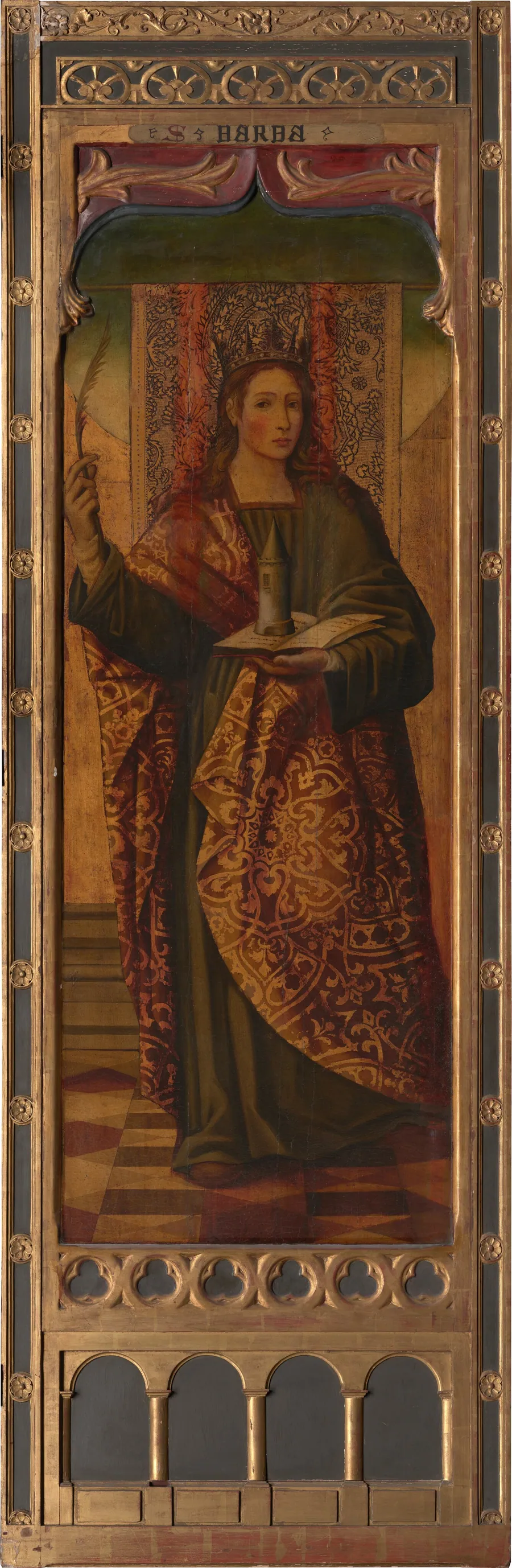 Saint Barbara by Portuguese 15th Century