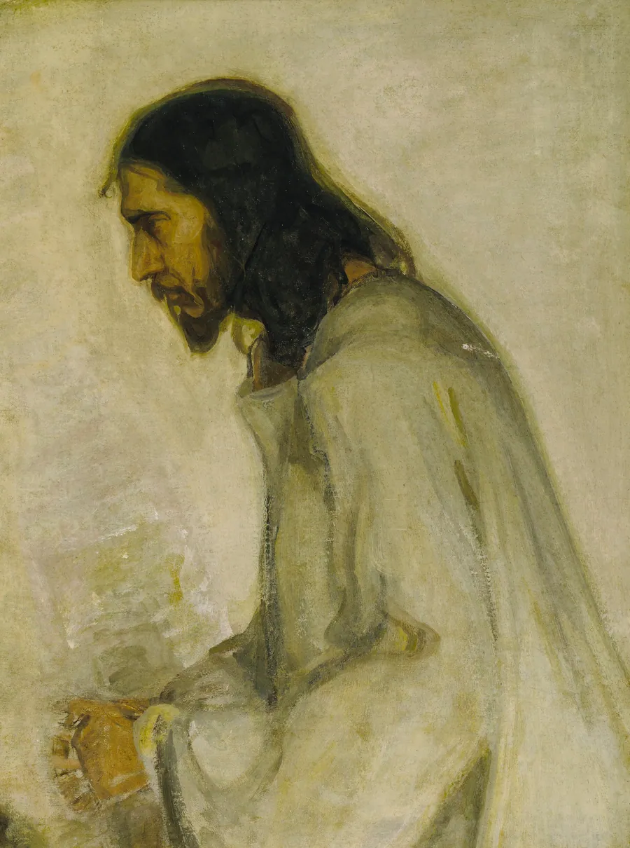 The Savior by Henry Ossawa Tanner, born Pittsburgh, PA 1859-died Paris, France 1937