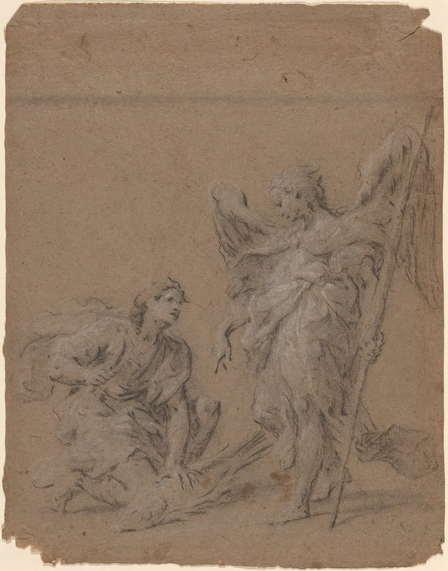 Tobias and the Angel by Martin Johann Schmidt