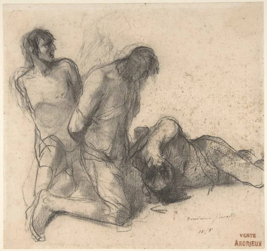 Vendéan Fusillé by Clement-August Andrieux