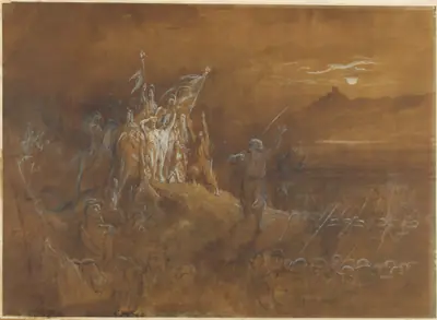 The Shades of French Soldiers from the Past Exhort the Army to Victory on the Rhine