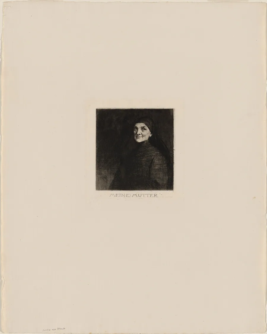 Meine Mutter (My Mother) by Franz von Stuck