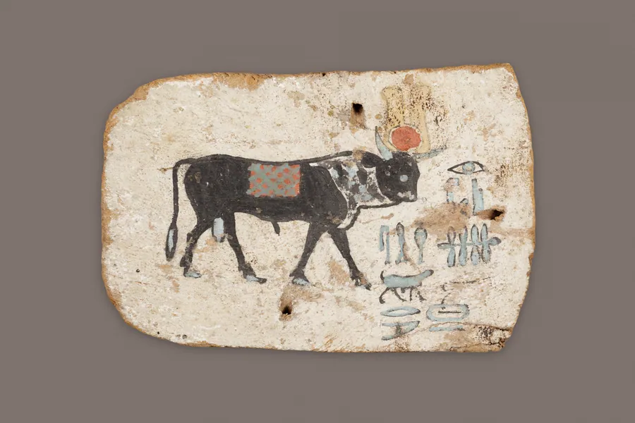 Footboard from a cartonnage coffin