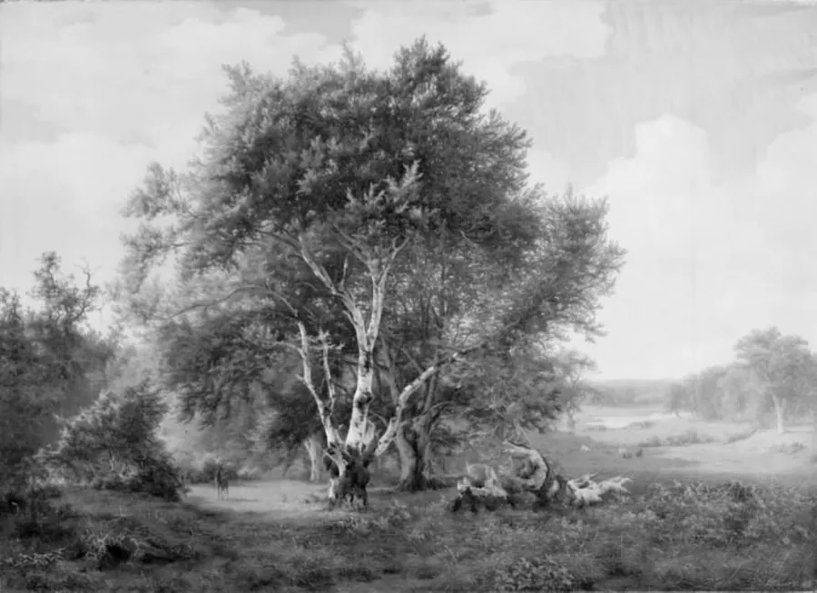 Parti ved Frederiksborg by Joachim Bünsow