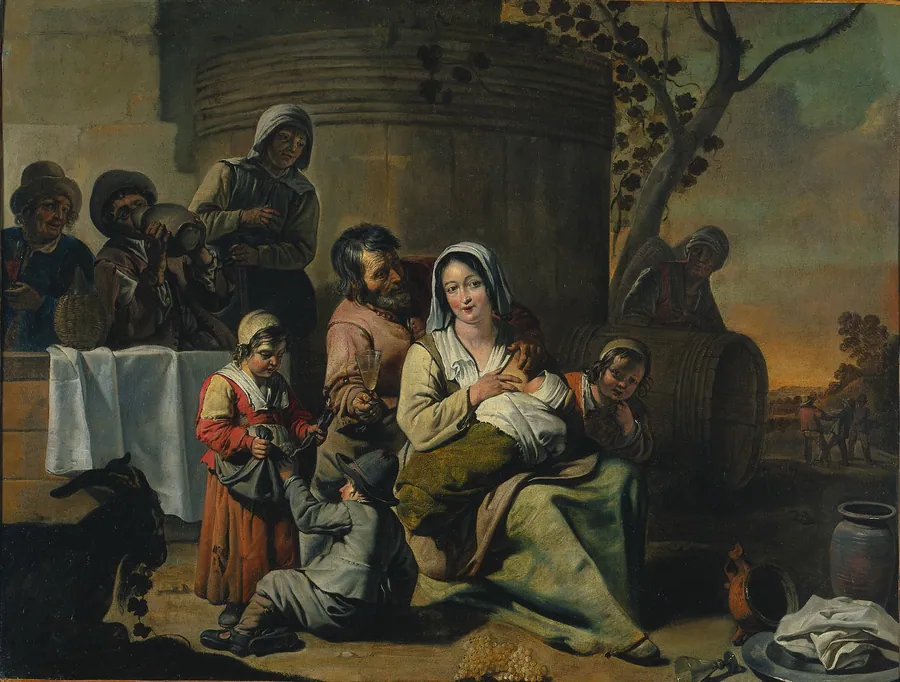 Vintage Scene by Le Nain
