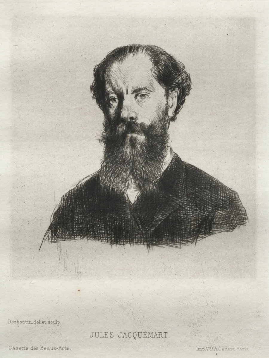 Jules Jacquemart by Marcellin Gilbert Desboutin