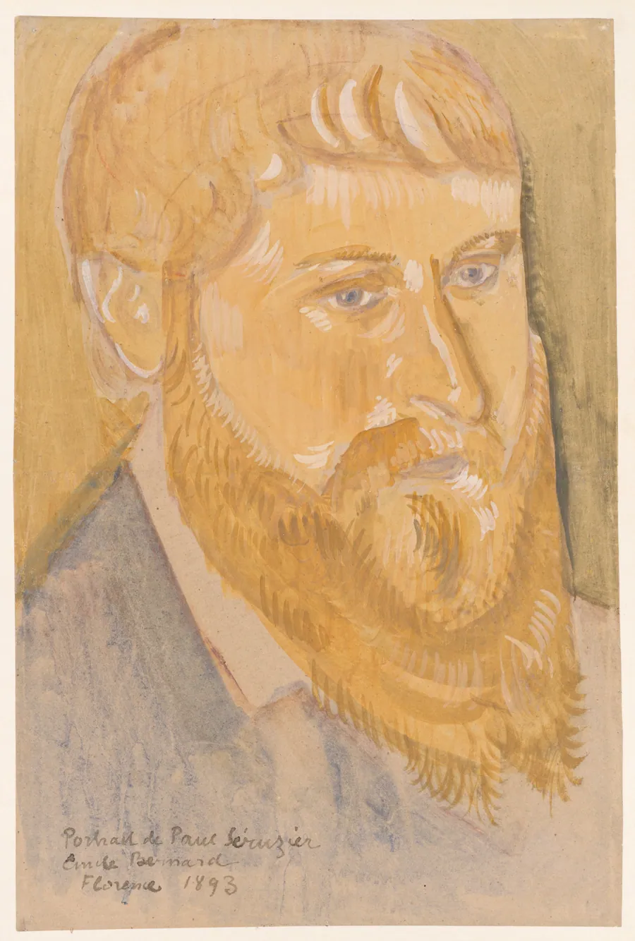 Portrait of Paul Sérusier by Émile Bernard