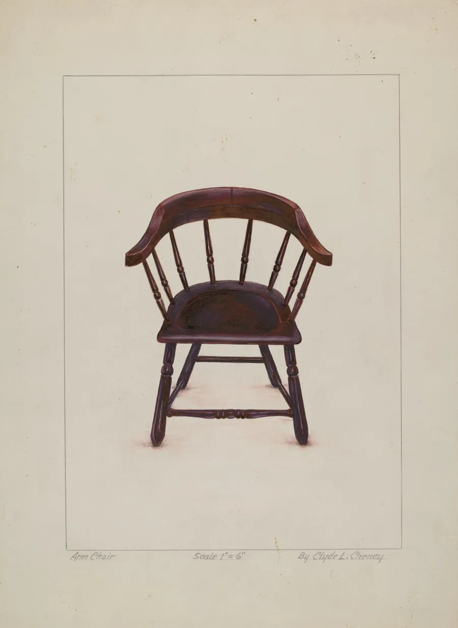 Armchair by Clyde L. Cheney