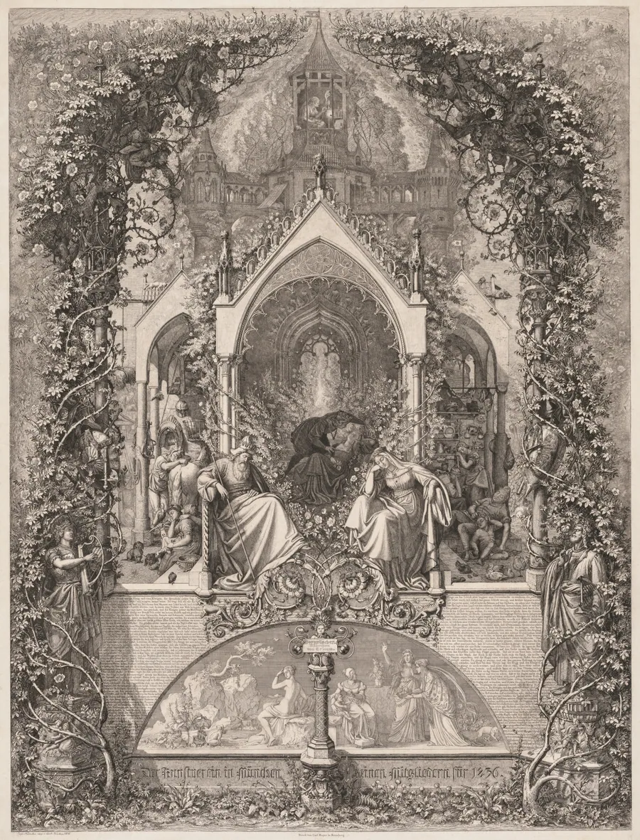 Little Briar Rose (Sleeping Beauty) by Eugen Napoleon Neureuther