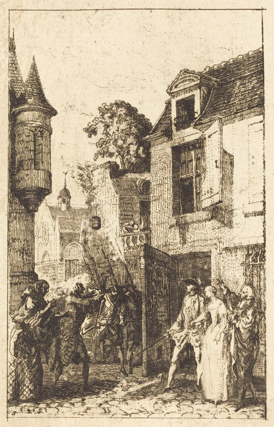 On ne s'avise jamais de tout by Gabriel de Saint-Aubin