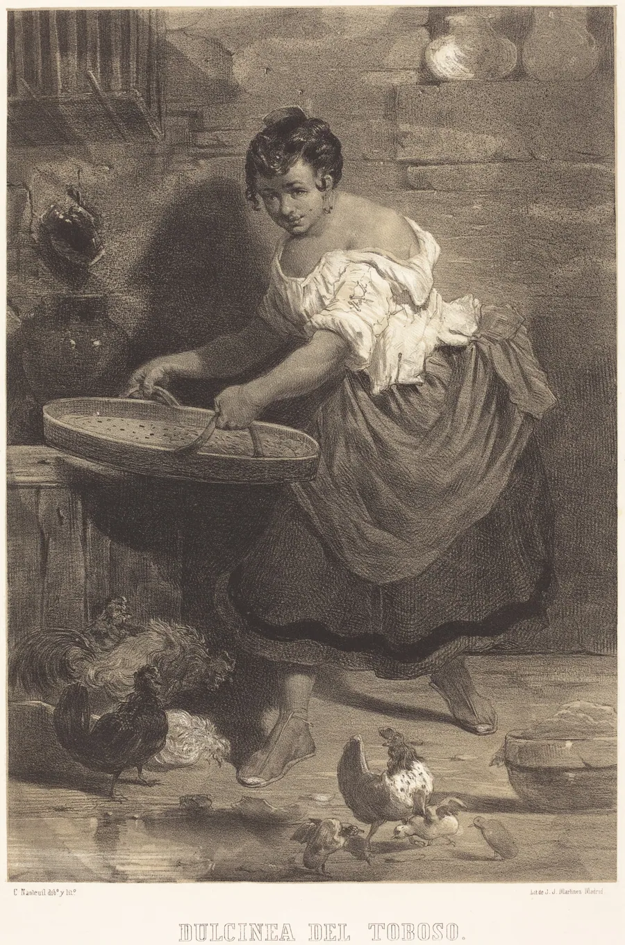 Dulcinea del Toboso by Célestin Nanteuil