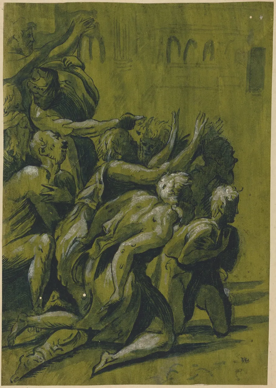 Nine Figures by Anonymous Artist