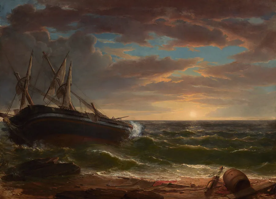 The Stranded Ship by Asher Brown Durand