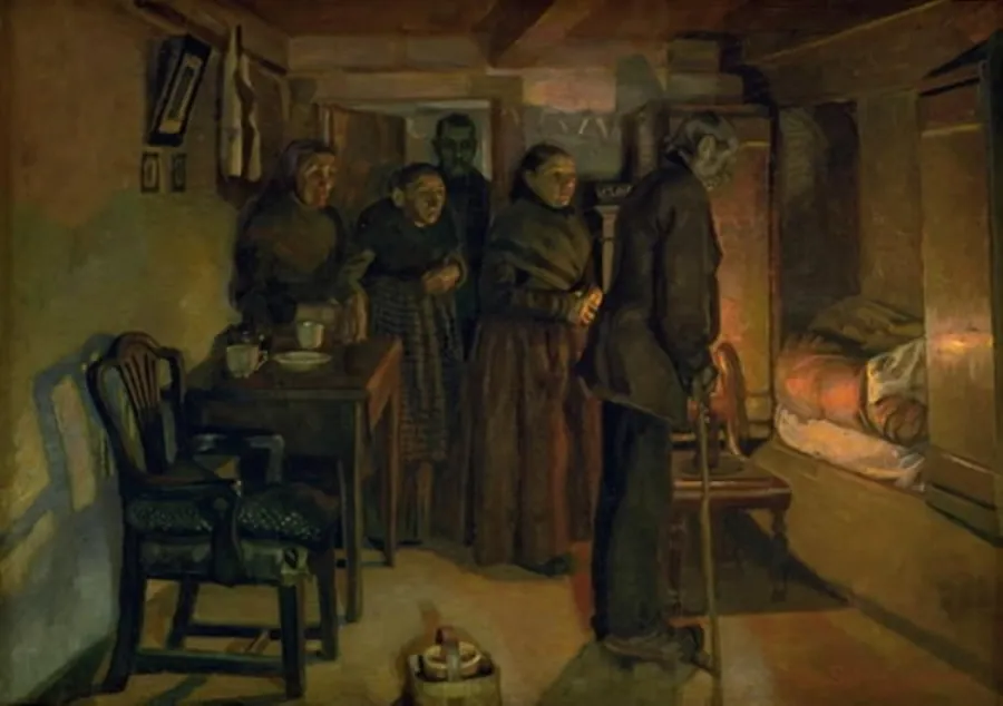 Dødsfaldet by Fritz Syberg