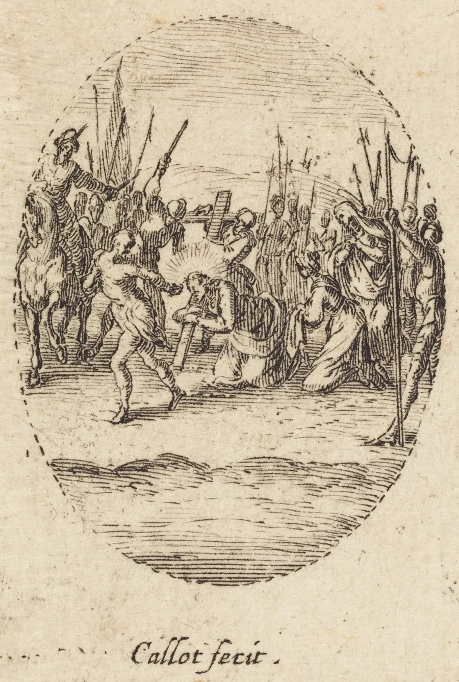 Christ Carrying the Cross by Jacques Callot